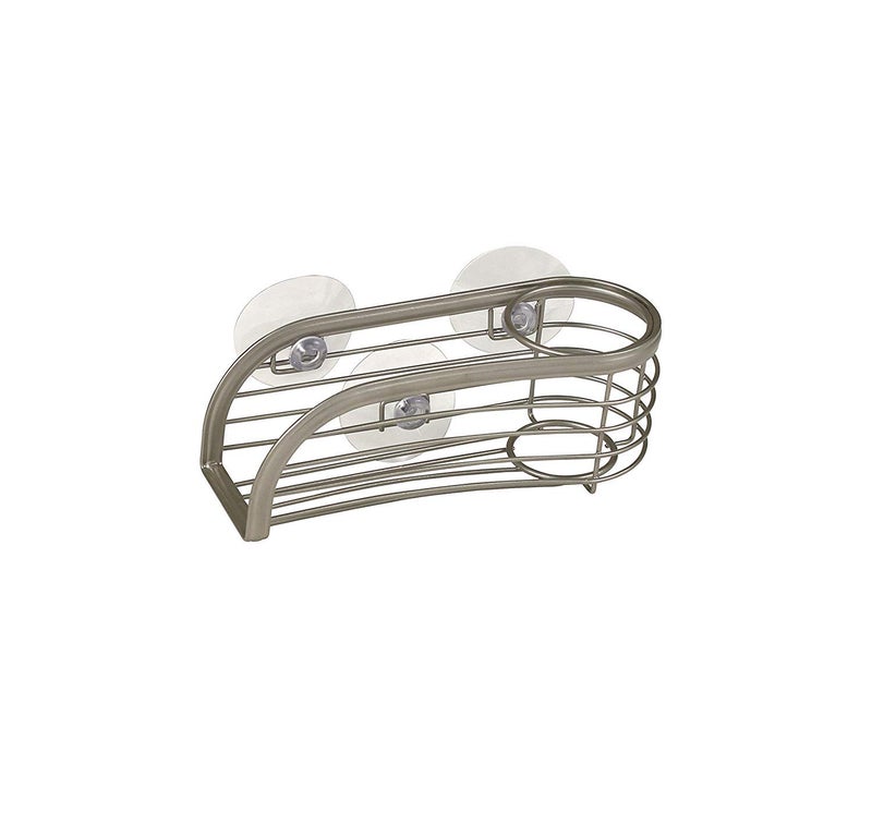 Spectrum Diversified Ashley Sponge & Brush Holder, Satin Nickel - Image 1